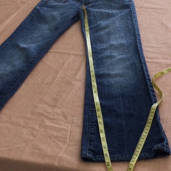 7 for All Mankind Denim Women's Jeans Boot Cut Size 26 decorative pockets.  #223 - Picture 6 of 9